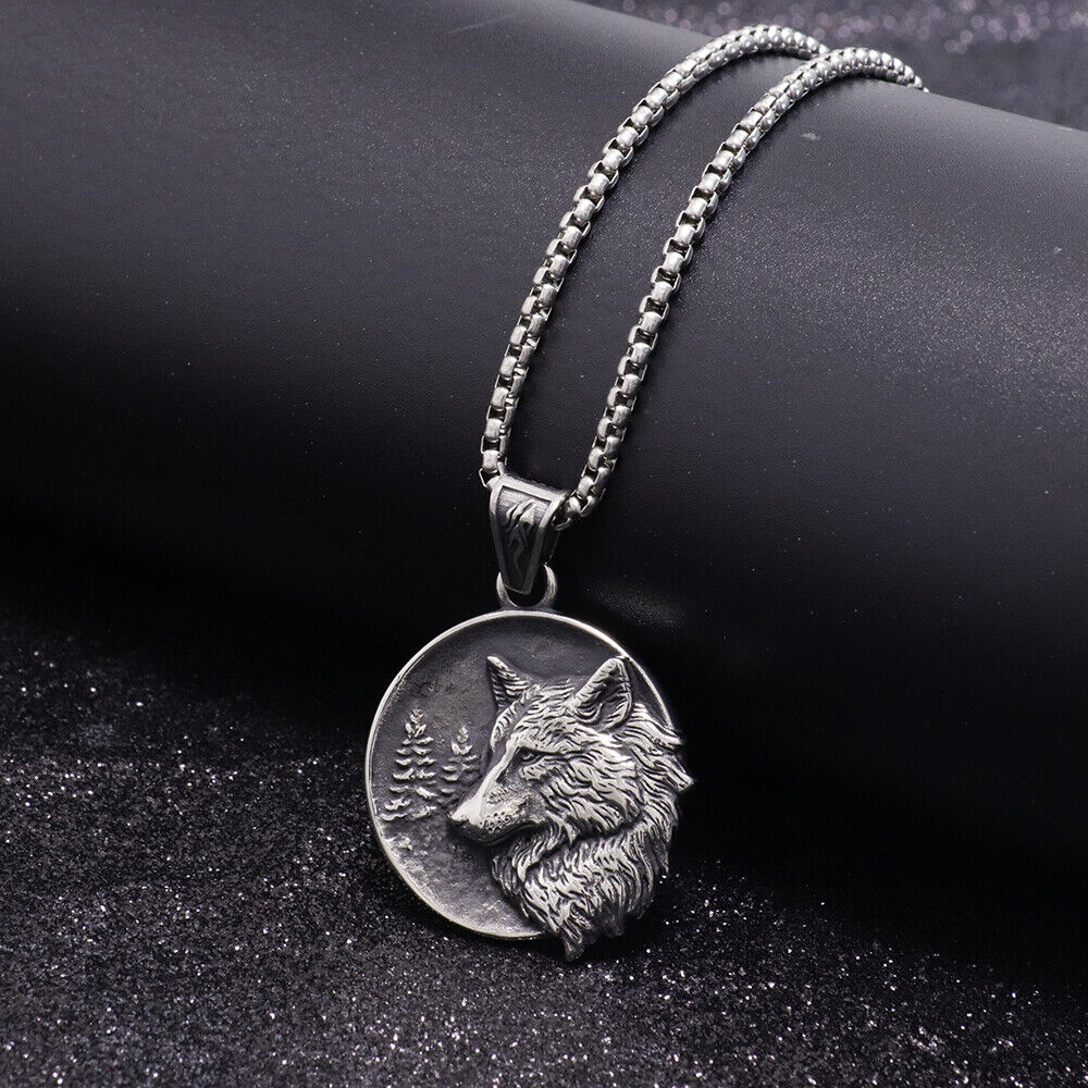 Wolf Mission Silver Necklace