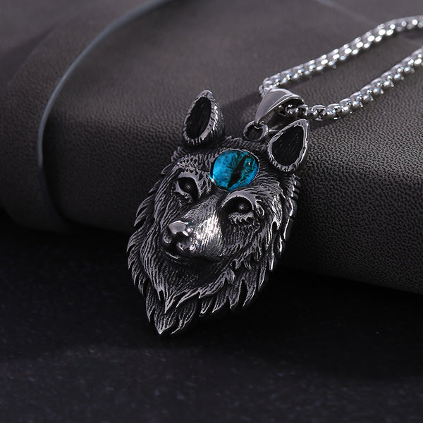 "Save The Wolves" Crystal Necklace