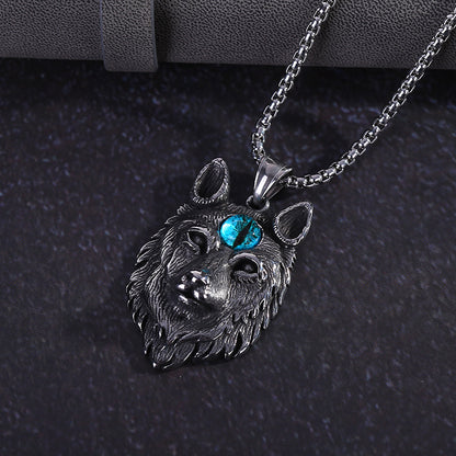 "Save The Wolves" Crystal Necklace