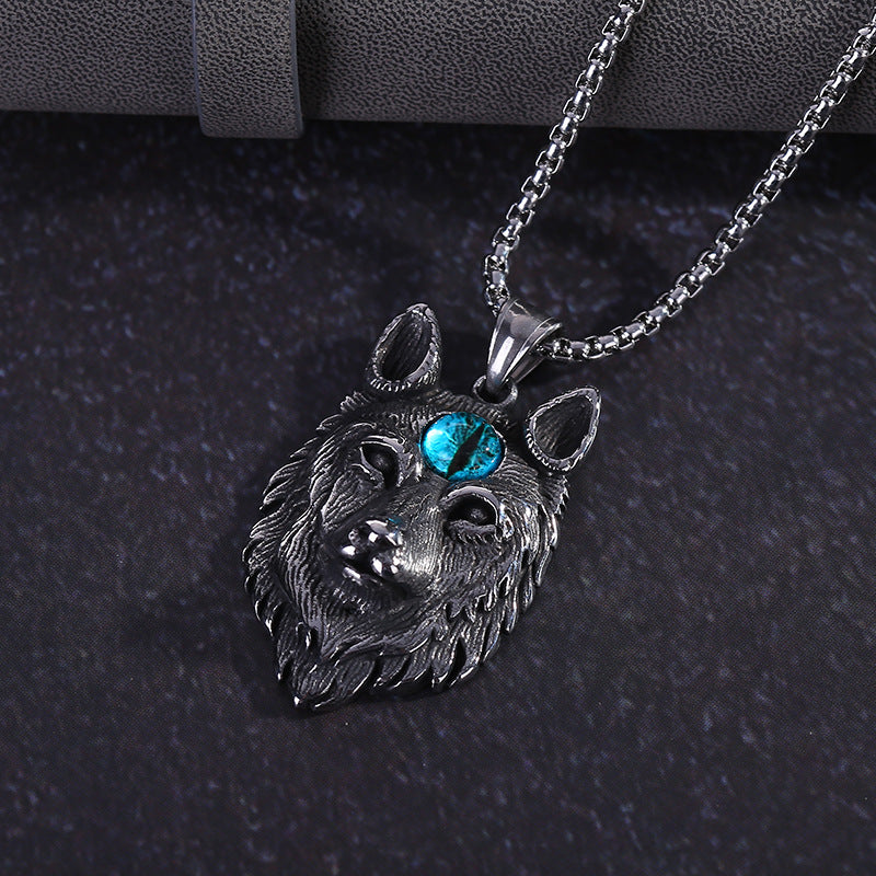 "Save The Wolves" Crystal Necklace