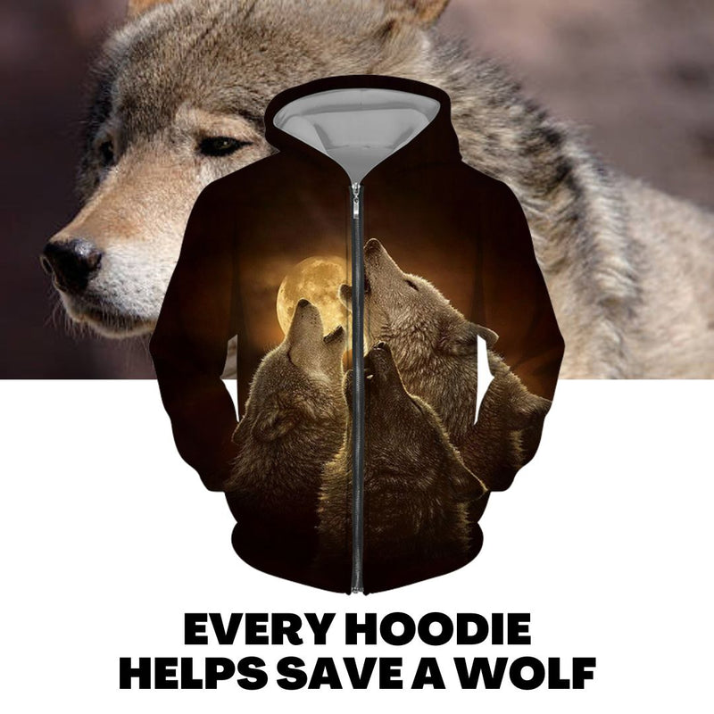 Save The Wolves Hoodie