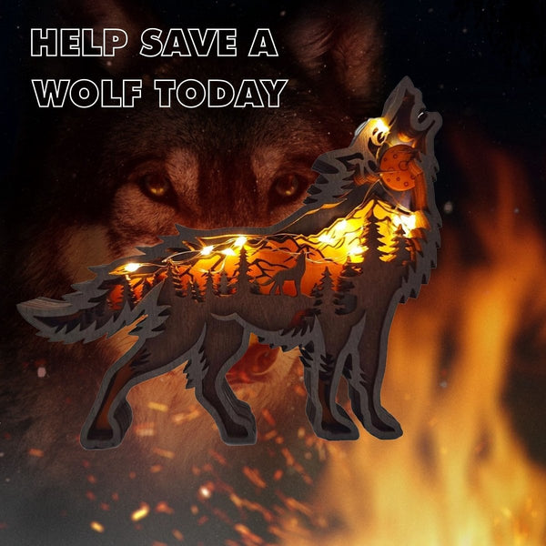 "Save A Wolf" Light