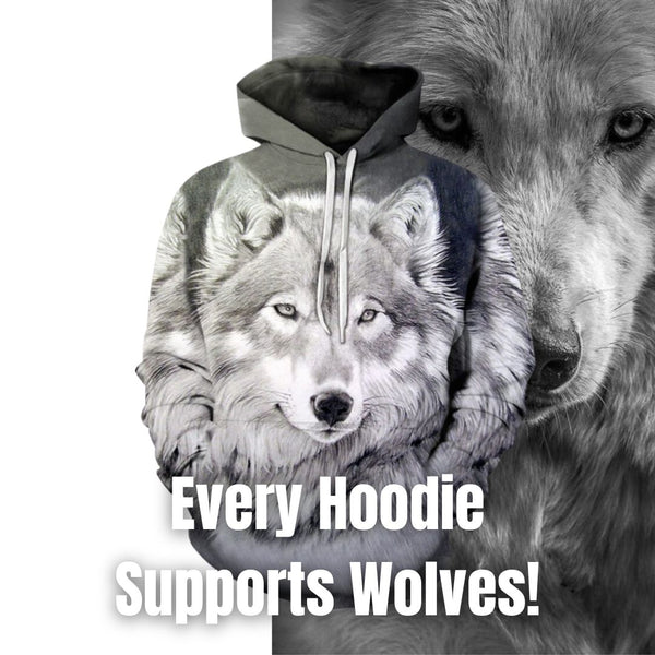 Wolf Mission Hoodie - Every Hoodie Supports Wolves