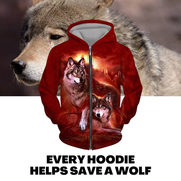 Save The Wolves Hoodie