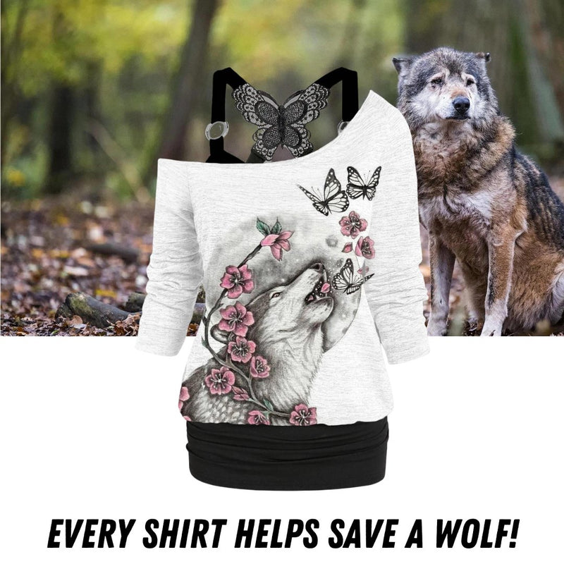 Wolf Mission Lace Tank Top