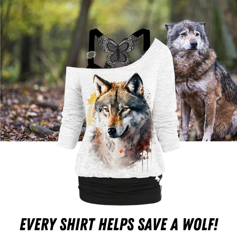 Wolf Mission Lace Tank Top