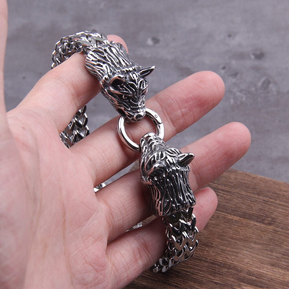 Save A Wolf (Steel Wolf Bracelet)