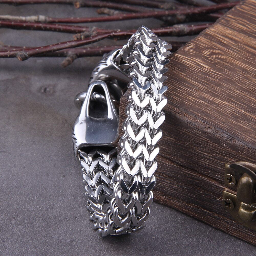 Save A Wolf (Steel Wolf Bracelet)