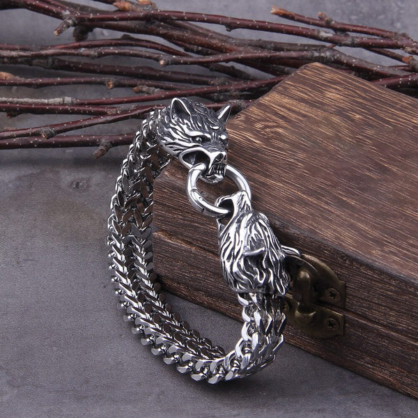 Save A Wolf (Steel Wolf Bracelet)