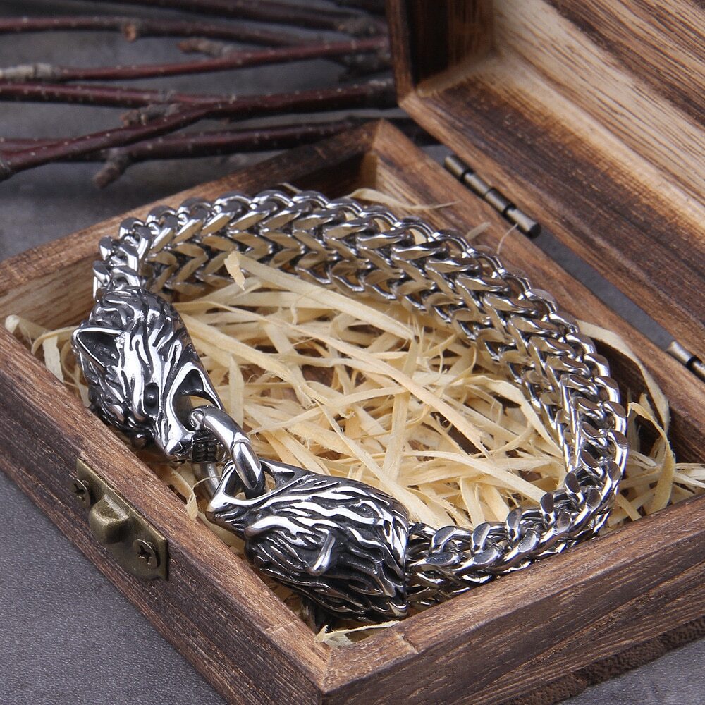 Save A Wolf (Steel Wolf Bracelet)