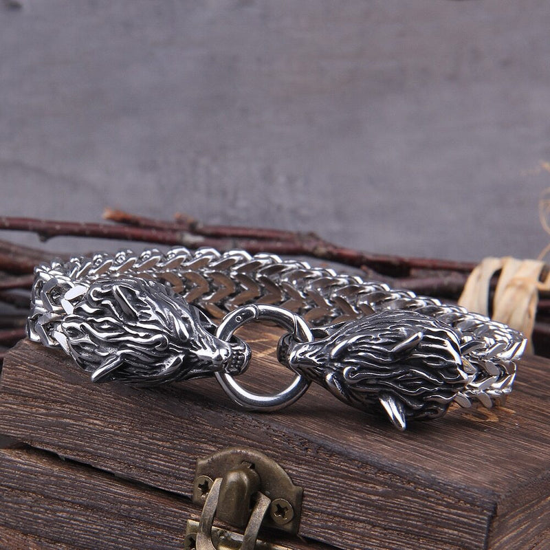 Save A Wolf (Steel Wolf Bracelet)